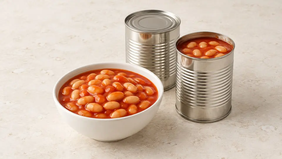 White beans in tomato sauce