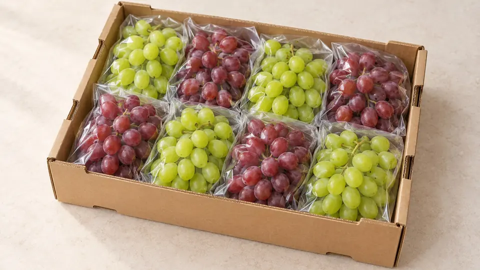 Grapes, packing