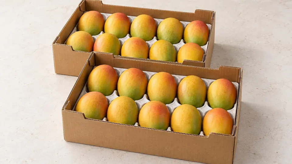 Mangoes, packing