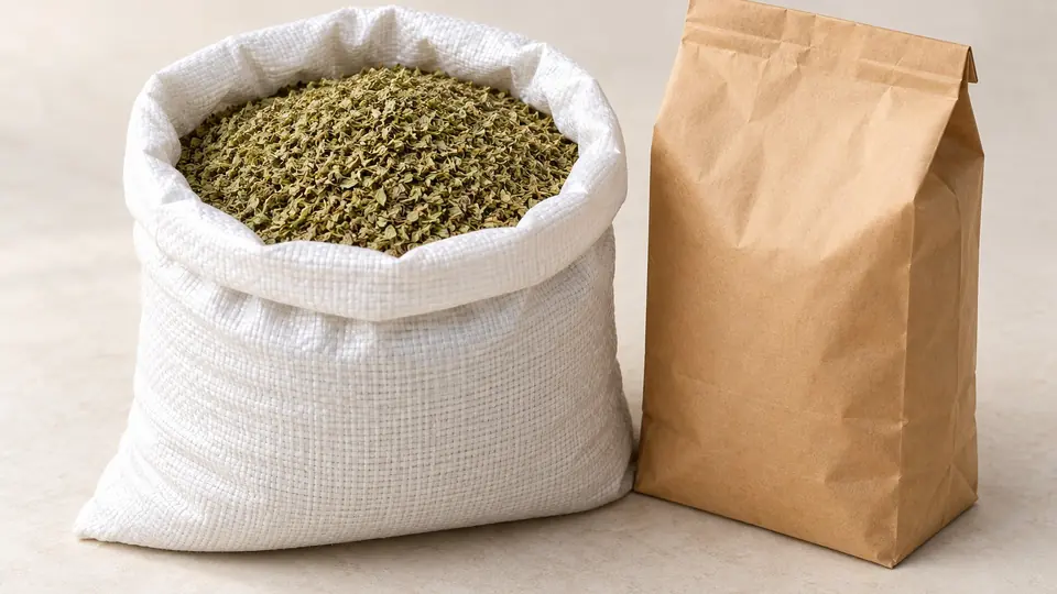 Marjoram, packing