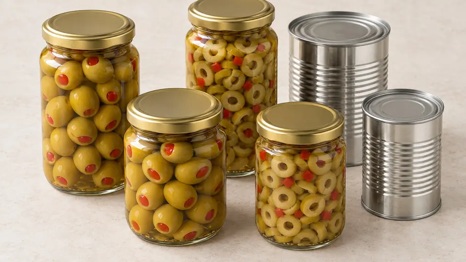 Stuffed Olives, packing